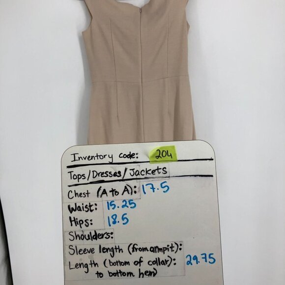 Veronica Beard Cream Colored Winnie Off Shoulder Flounce Knee Length Dress  10 - Picture 15 of 16